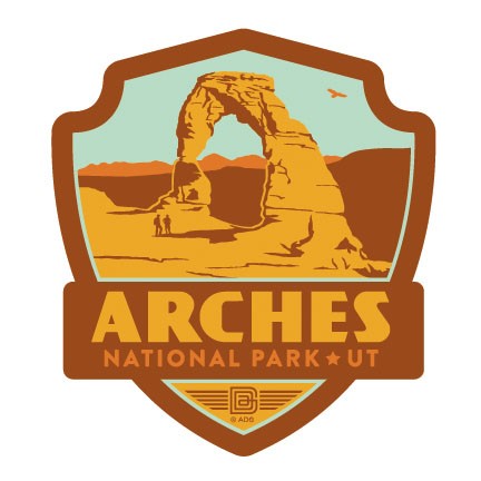 Arches NP Emblem Sticker Made in the USA