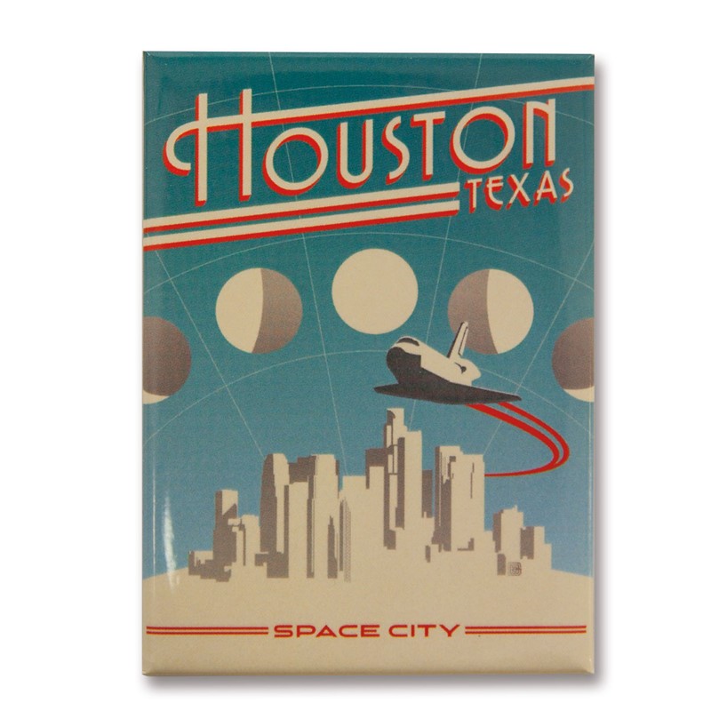 Houston Space City Magnet | American made magnets