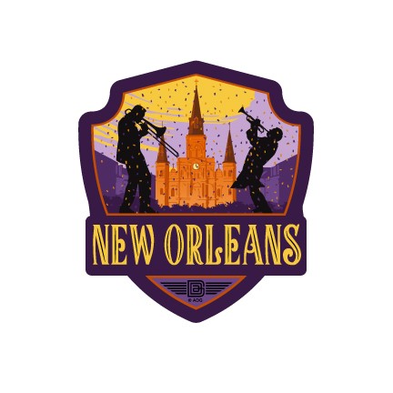 The Big Easy New Orleans Louisiana Stickers for Sale