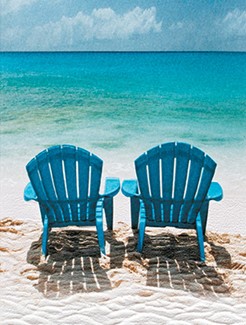 Blue Adirondacks | American made boxed note cards