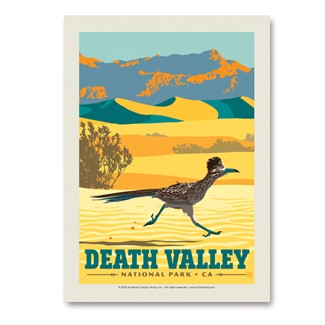 Death Valley Roadrunner | Vertical Sticker