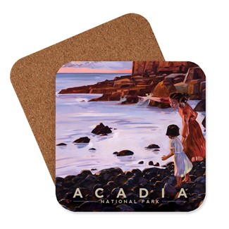 Acadia NP Otter Cliffs Coaster | American Made Coaster