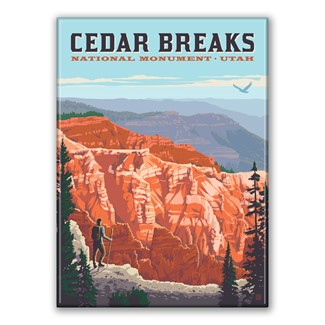 Cedar Breaks National Monument UT Magnet | Metal Magnet