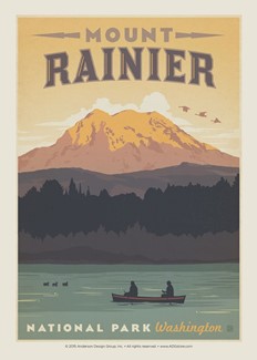 Mt. Rainier | Postcard