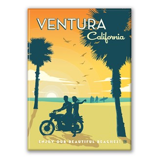 Ventura, CA Motorcycle Magnet | Made in the USA