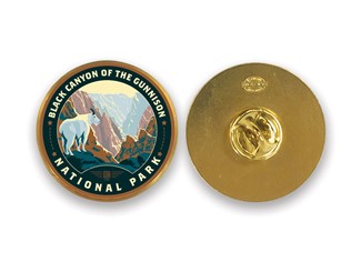 Black Canyon of the Gunnison NP Circle Pin | American Made