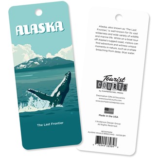 Alaska Whale Breaching Bookmark | Bookmarks