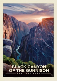 Black Canyon of the Gunnison NP River View | Postcard