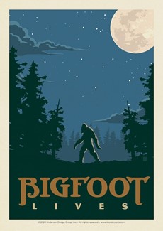 Bigfoot Lives | Postcard