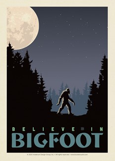 Believe in Bigfoot | Postcard