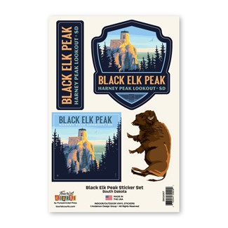 Black Elk Peak Sticker Set | Made in America