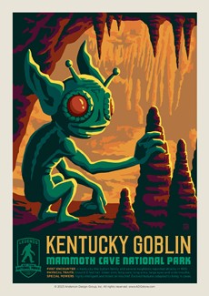 Mammoth Cave's Kentucky Goblin Postcard | USA Made