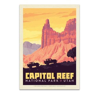 Capitol Reef NP 4-Wheeling Postcard| USA Made