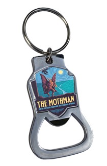 New River Gorge Mothman Emblem BO Key Ring| American Made