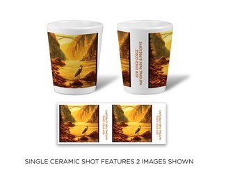 New River Gorge NP & Preserve Daybreak Ceramic Shot