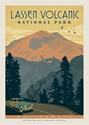Lassen Volcanic Postcard