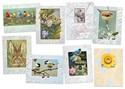 Petite Inspirational Bird & Backyard Card Assortment - Box of 32