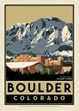 American College Towns: Bouler CO Postcard