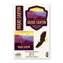 Grand Canyon National Park Sunset Splendor Sticker Set