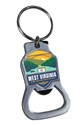 West Virginia State Pride Emblem BO Key Ring