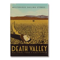 Death Valley Travel Poster 2 by 3 Inch Metal Refrigerator Magnet SM281 