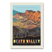 Death Valley Zabriskie Point Vertical Sticker