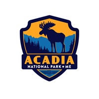 Acadia NP Moose Emblem Sticker