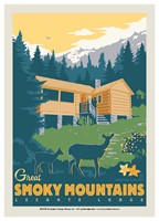 Great Smoky Leconte Lodge Postcard