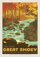 Great Smoky Deep Creek Postcard