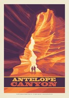 Antelope Canyon, AZ Gulch Postcard