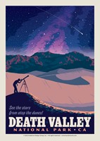 Death Valley NP Star Gazing Postcard