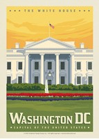 Washington DC, White House Postcard