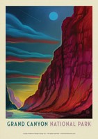 Grand Canyon NP Moonrise Postcard