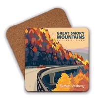 Great Smoky Mountains NP Foothills Parkway in the Fall Coaster