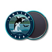 Salish Sea Circle Magnet