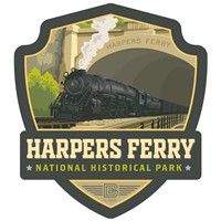 Harpers Ferry Train Emblem Sticker