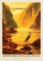 New River Gorge NP and Preserve Daybreak Postcard