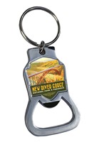 New River Gorge NP& Preserve Bird's Eye Emblem BO Key Ring