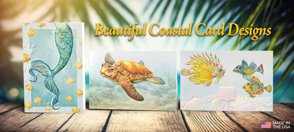 Coastal, Beach Greeting Cards